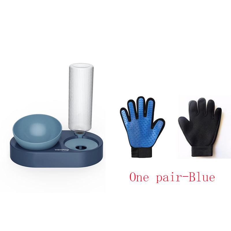 The All-In-One Pet Feeding Station: Automatic Double Bowl And Water Dispenser