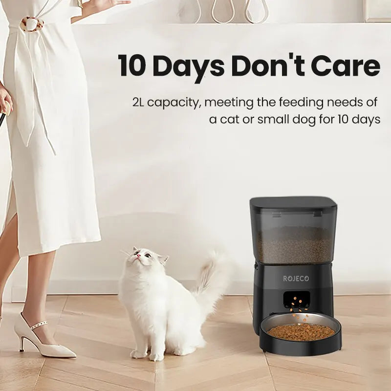 Smart Control Automatic Pet Feeder for Cats and Dogs