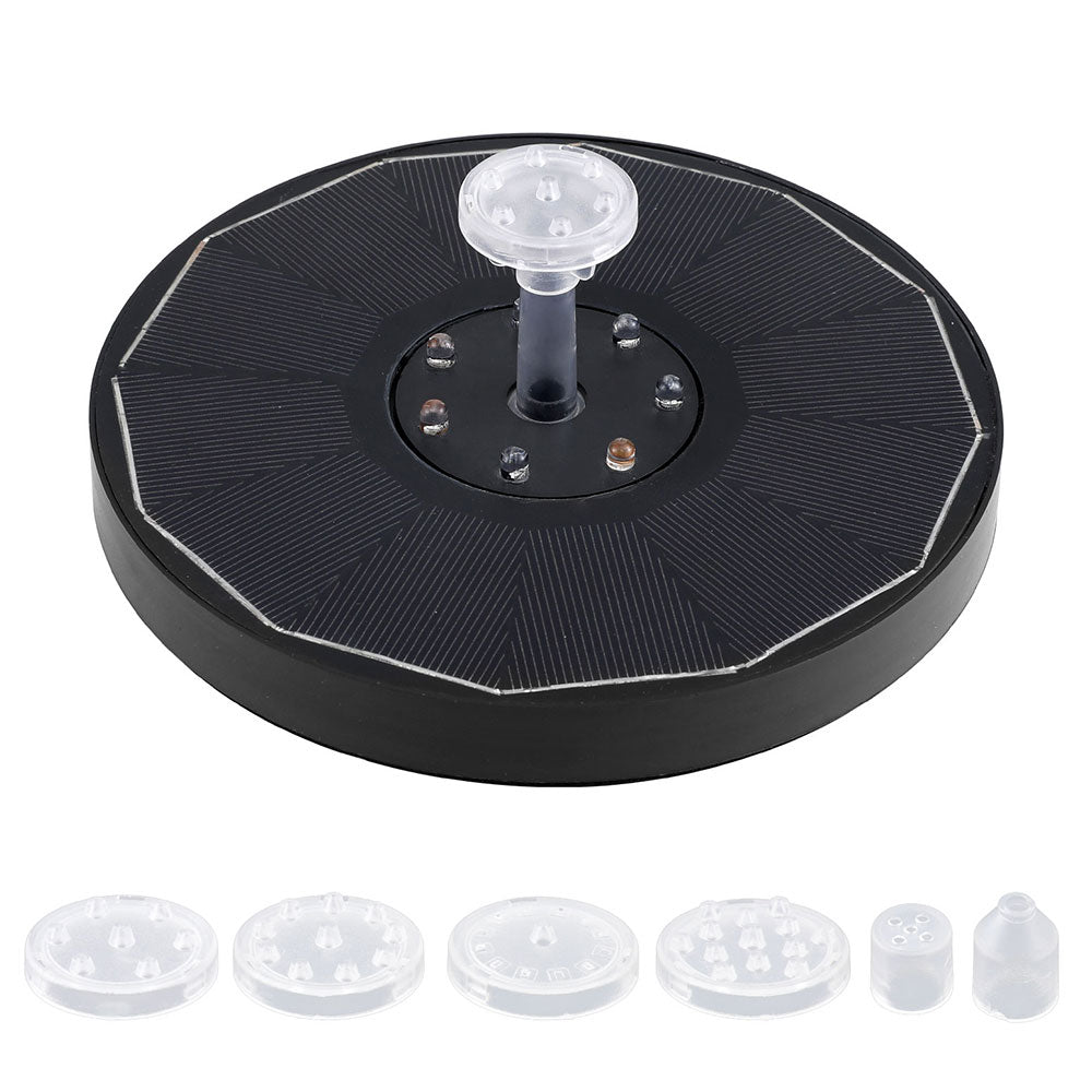 NNEDSZ Floating Solar Pond Water Fountain Pump Outdoor Fountains LED Light-0