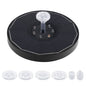 NNEDSZ Floating Solar Pond Water Fountain Pump Outdoor Fountains LED Light-0