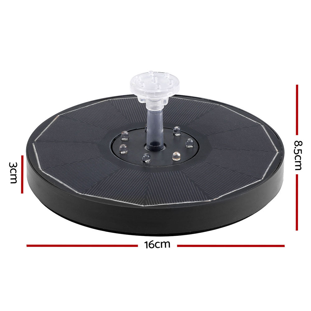 NNEDSZ Floating Solar Pond Water Fountain Pump Outdoor Fountains LED Light-1
