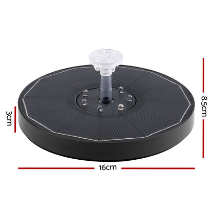 NNEDSZ Floating Solar Pond Water Fountain Pump Outdoor Fountains LED Light-1