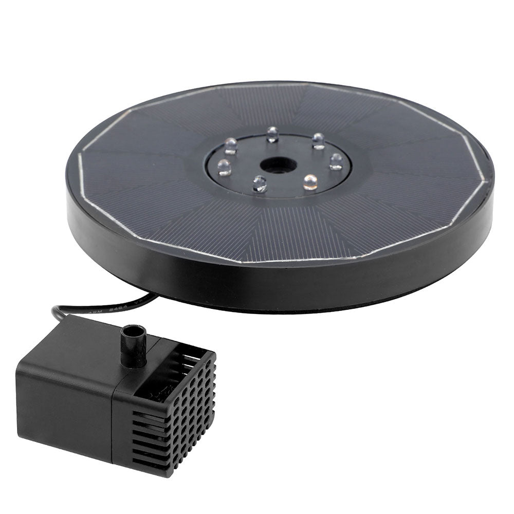 NNEDSZ Floating Solar Pond Water Fountain Pump Outdoor Fountains LED Light-3