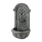 NNEDSZ Solar Fountain Water Feature Wall Mount Garden Fountains 80CM Grey-0
