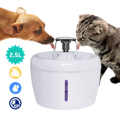 Automatic Cat Fountain Water Drinking