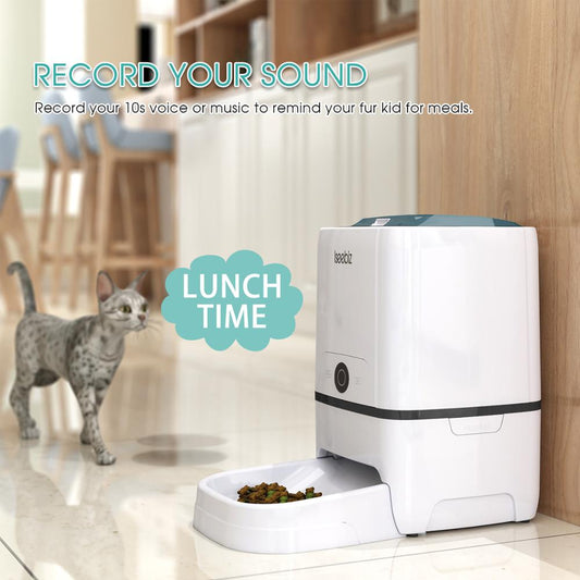 Automatic Pet Feeder Voice Recording , Timer Programmable